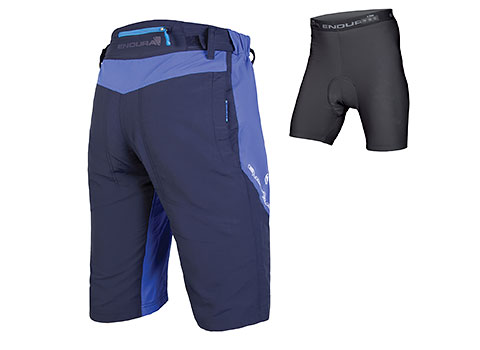 Endura SingleTrack III Short with Liner (Navy)