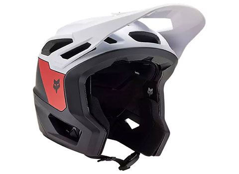 Fox Racing Dropframe Pro Helmet (Black/White)