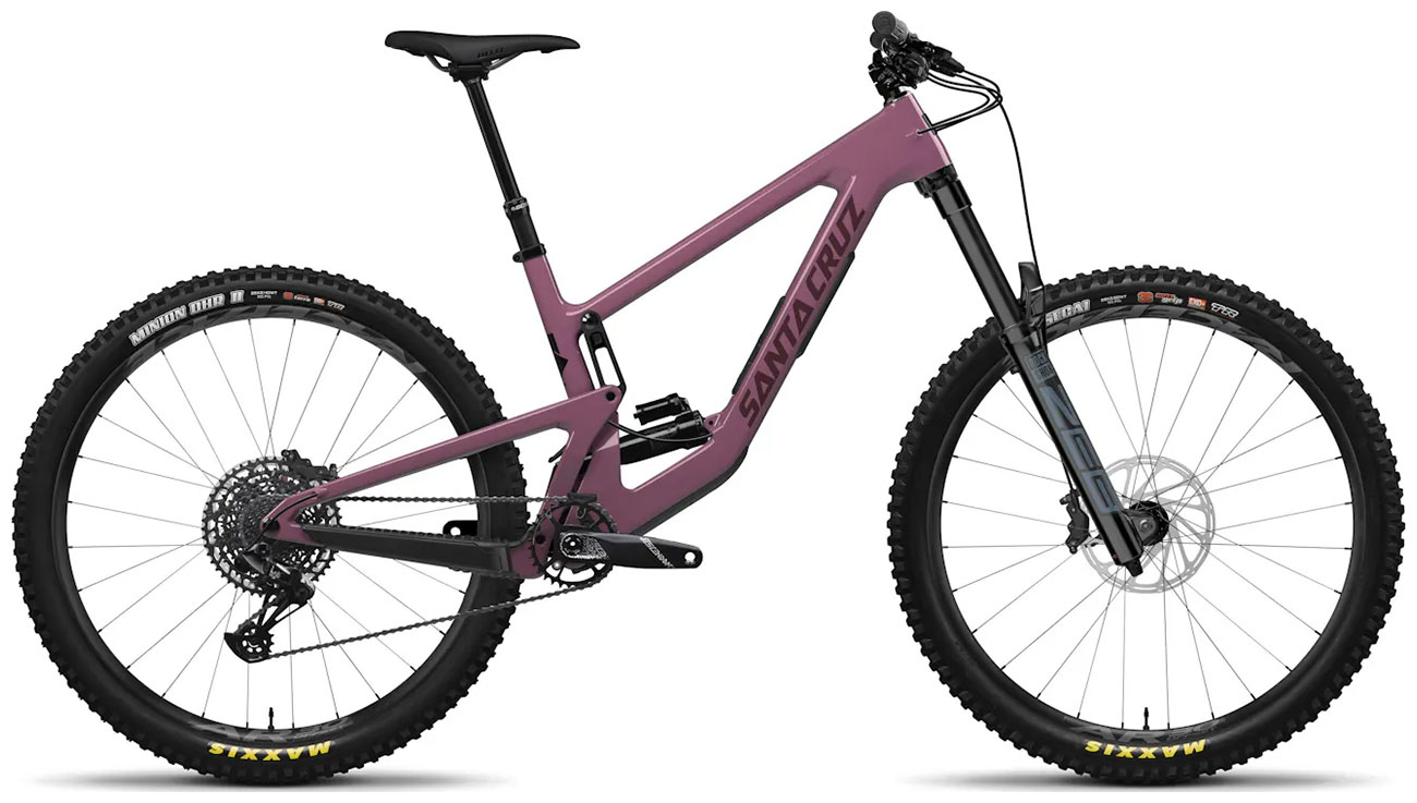 Santa Cruz Megatower Carbon C R Gloss Purple 2024 Enduro Bike