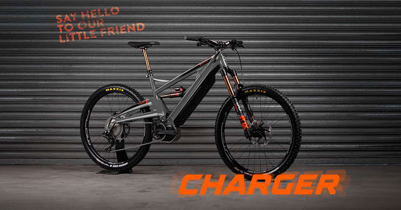 orange charger e bike