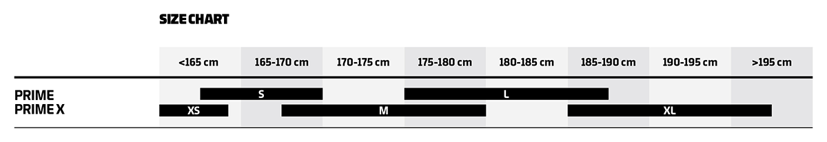 Mondraker 2024 Prime Size Guide